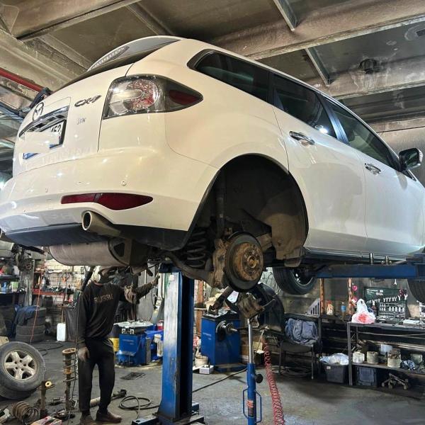 Замена сайлентблоков задней подвески Mazda CX-7