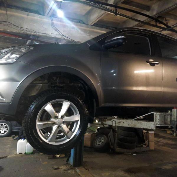 Замена подвесного подшипника SsangYong Actyon New